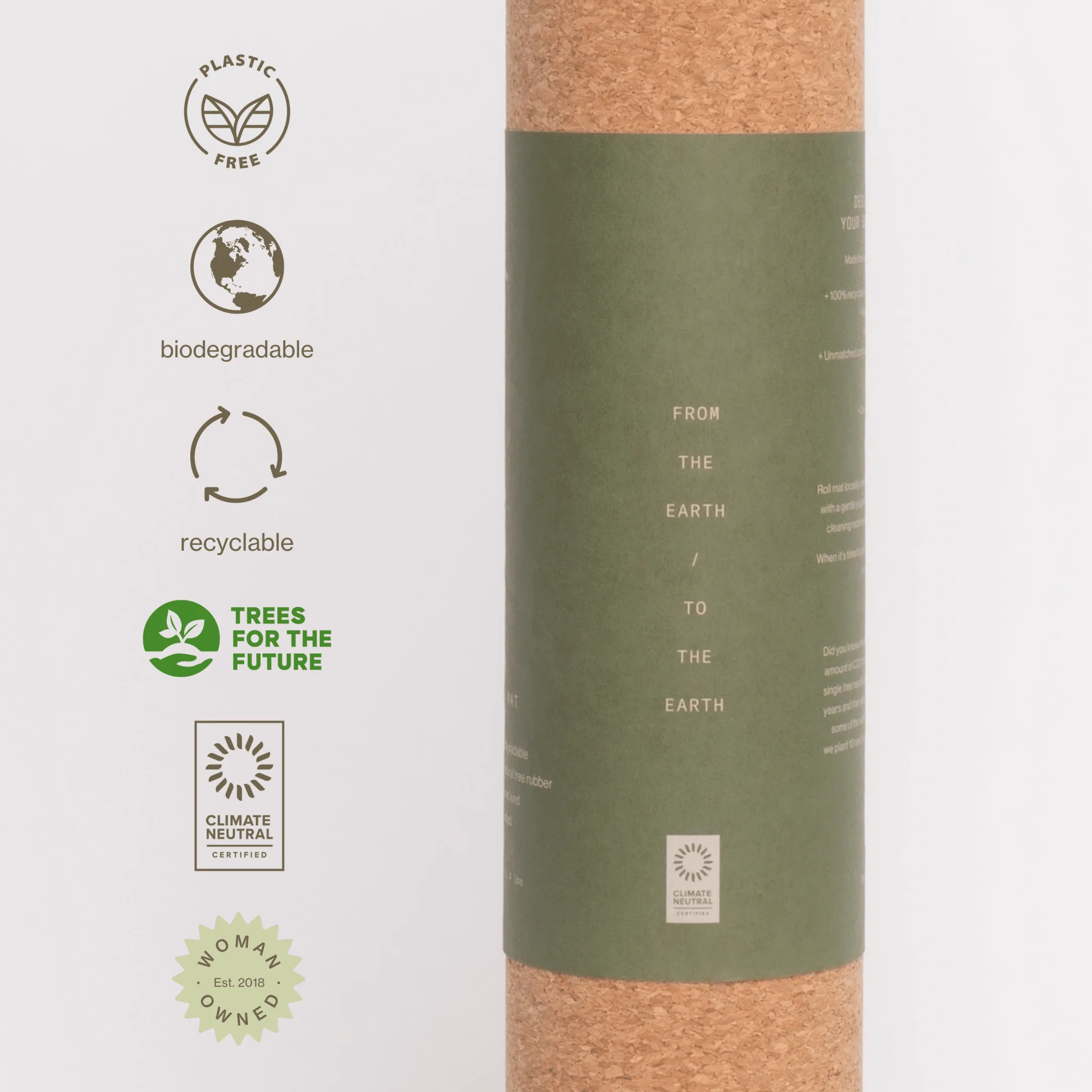 Ananday Cork Yoga Mat - Image 3