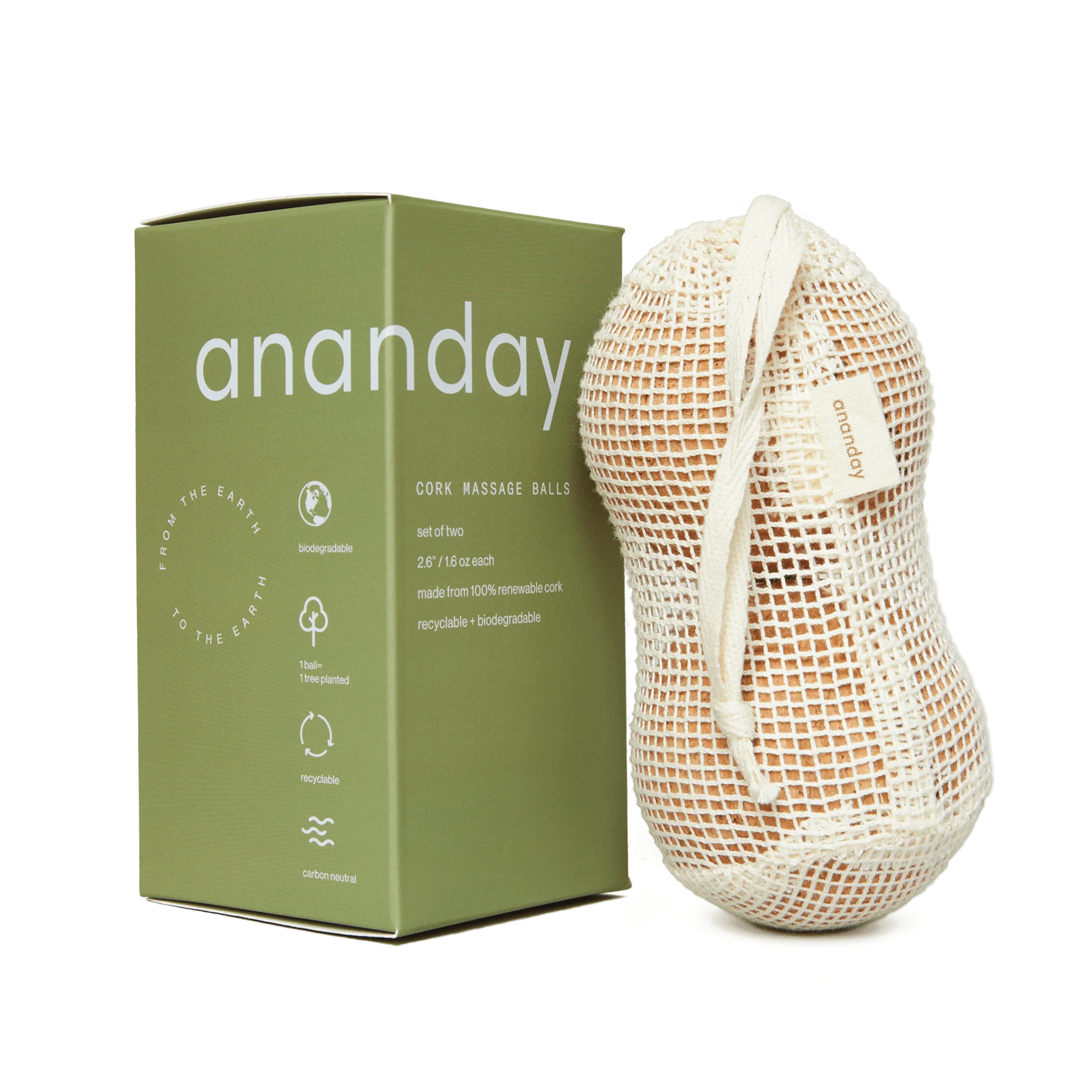Cork Massage Ball Set - Image 2