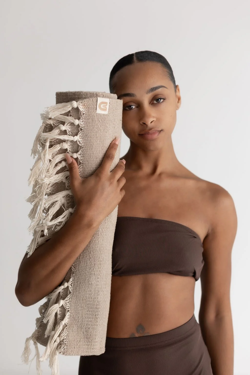 Organic Cotton Yoga Blanket - Naturally Dyed - Image 9