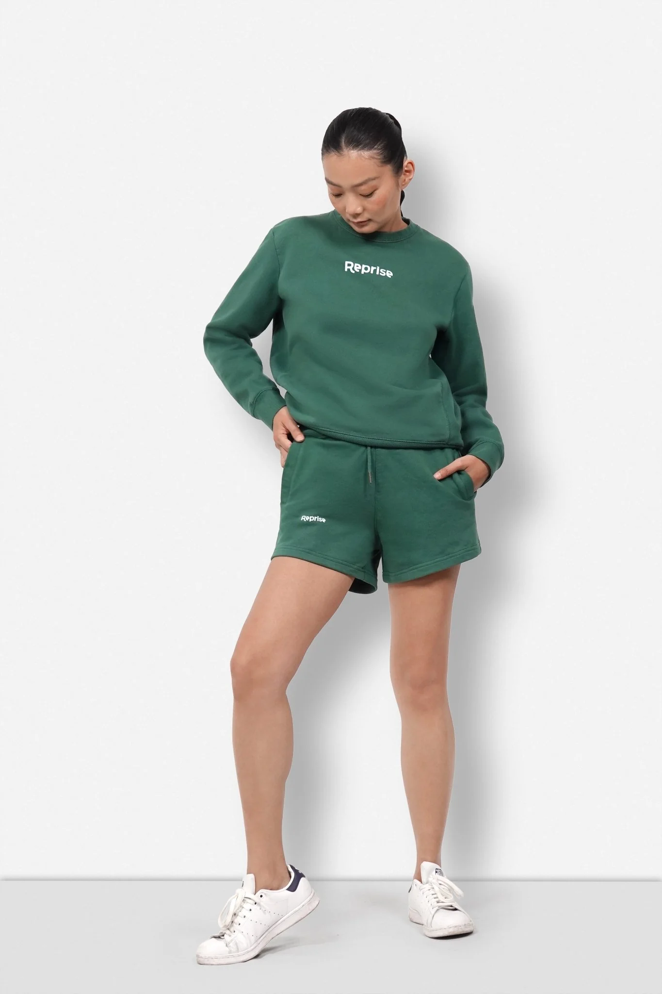 Organic Crewneck + Shorts - Unisex - Image 3